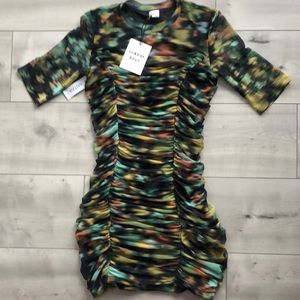 Aritzia Sunday Best Diva Black and Green Dress BNWT